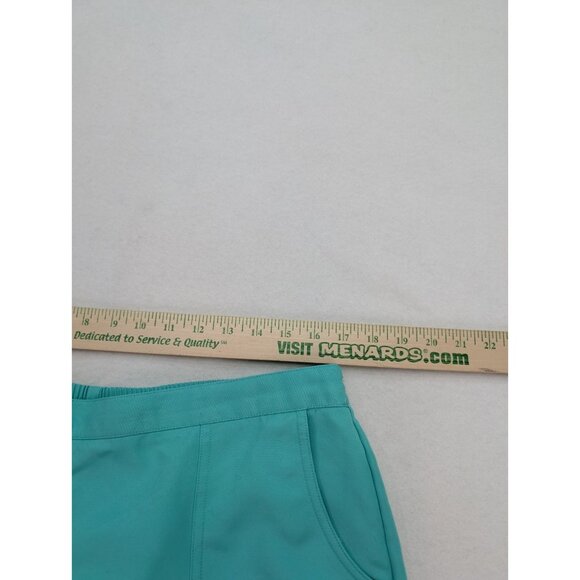 Alfred Dunner Women's Capri Pants Size 16P Green Elastic Waist Pull-On FLAWS - Picture 9 of 15